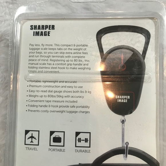 Sharper Image Other New Sharper Image Manual Travel Luggage Scale